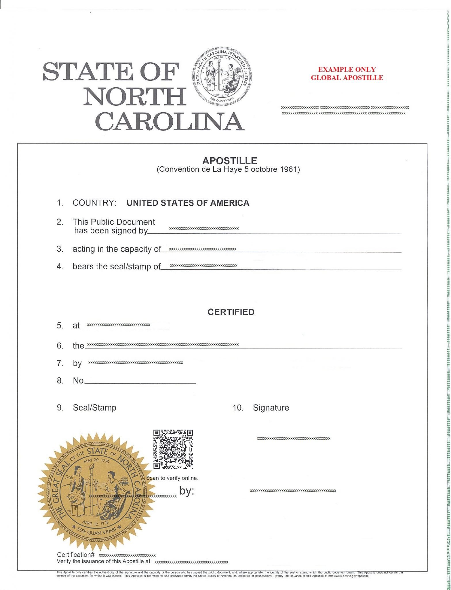 Apostille Charlotte Mobile Notary & Fingerprinting